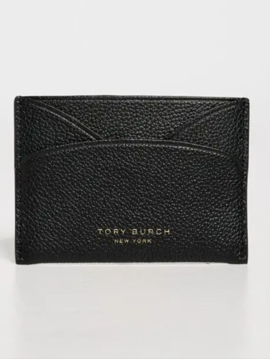 Tory Burch Handbags - Tory Burch ROMY FLAT CARD CASE BLACK. NWT